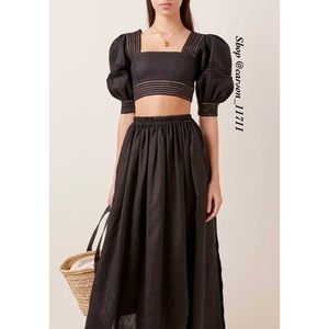 NWT Zimmerman Corsage Linear Cropped Top AU2